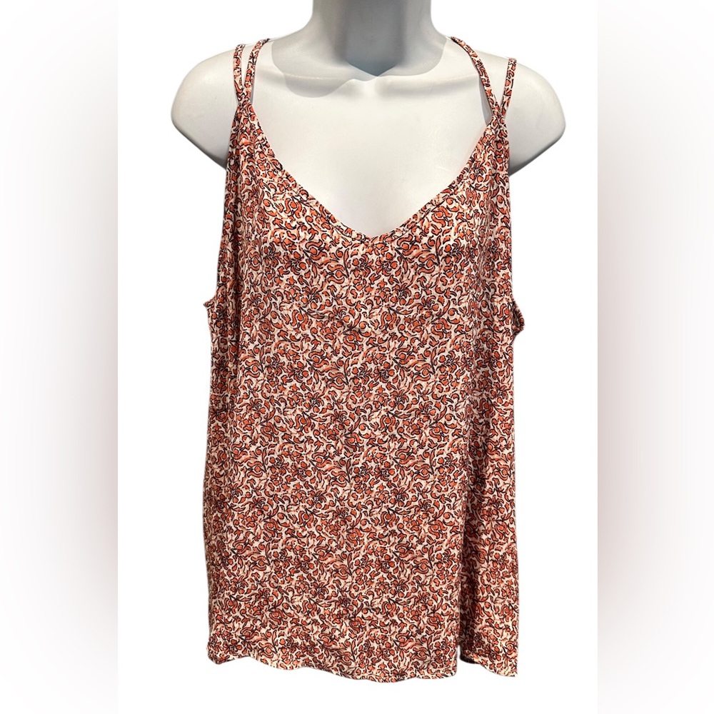 Stitch Fix x Papermoon Coral Printed Tank Size XXL New with Tag